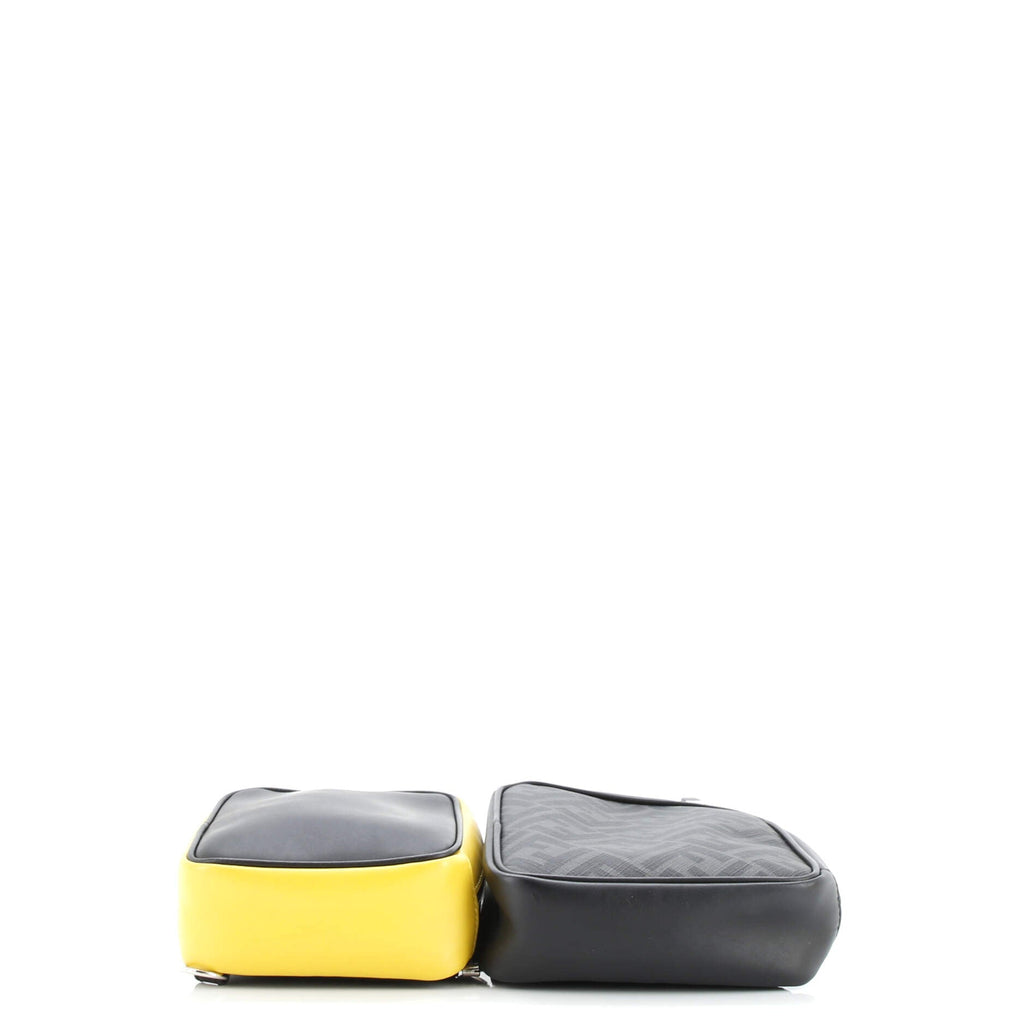 Forever Multi Pouch Belt Bag Zucca Coated Canvas and Leather with Nylon