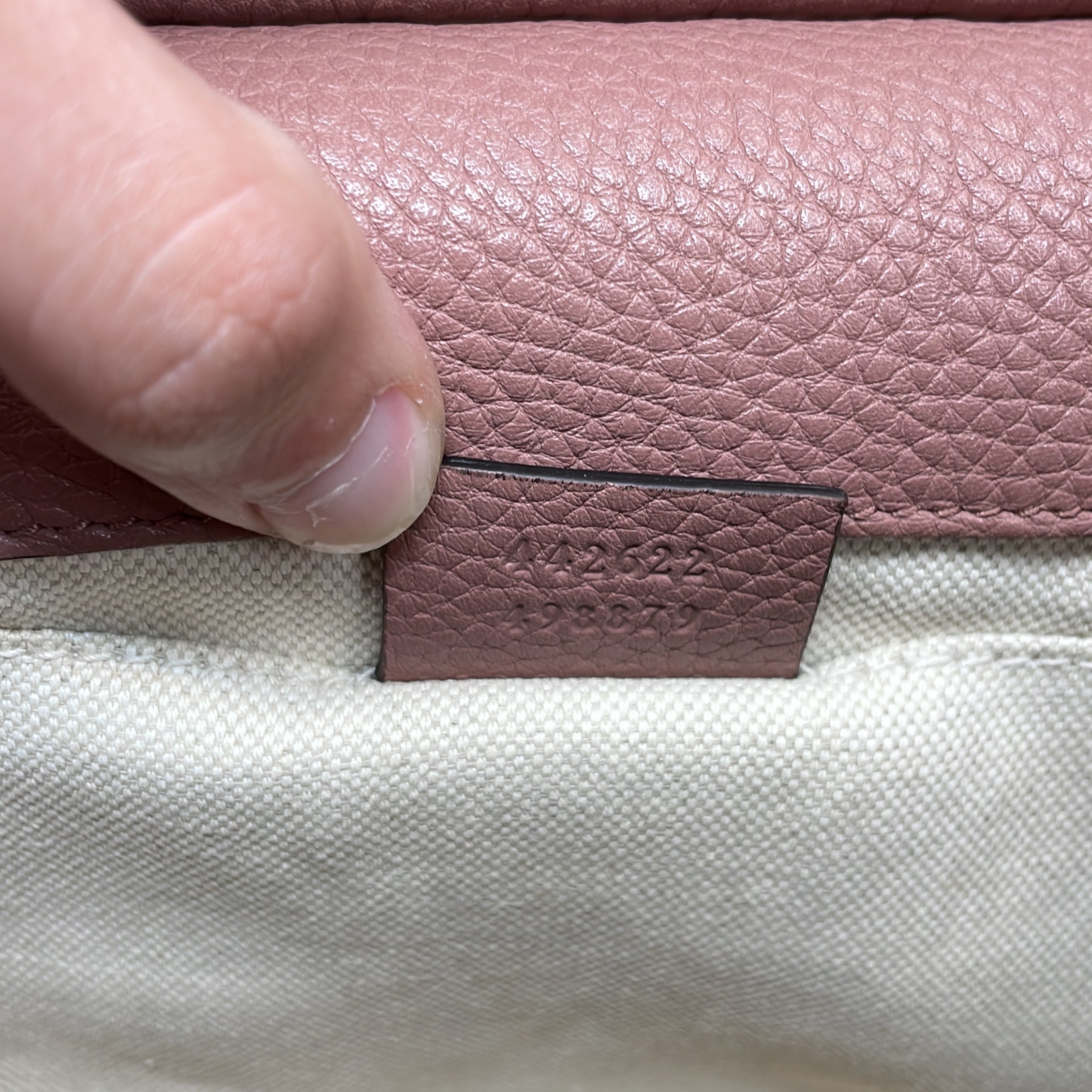 GG Marmont Top Handle Bag Leather Mini