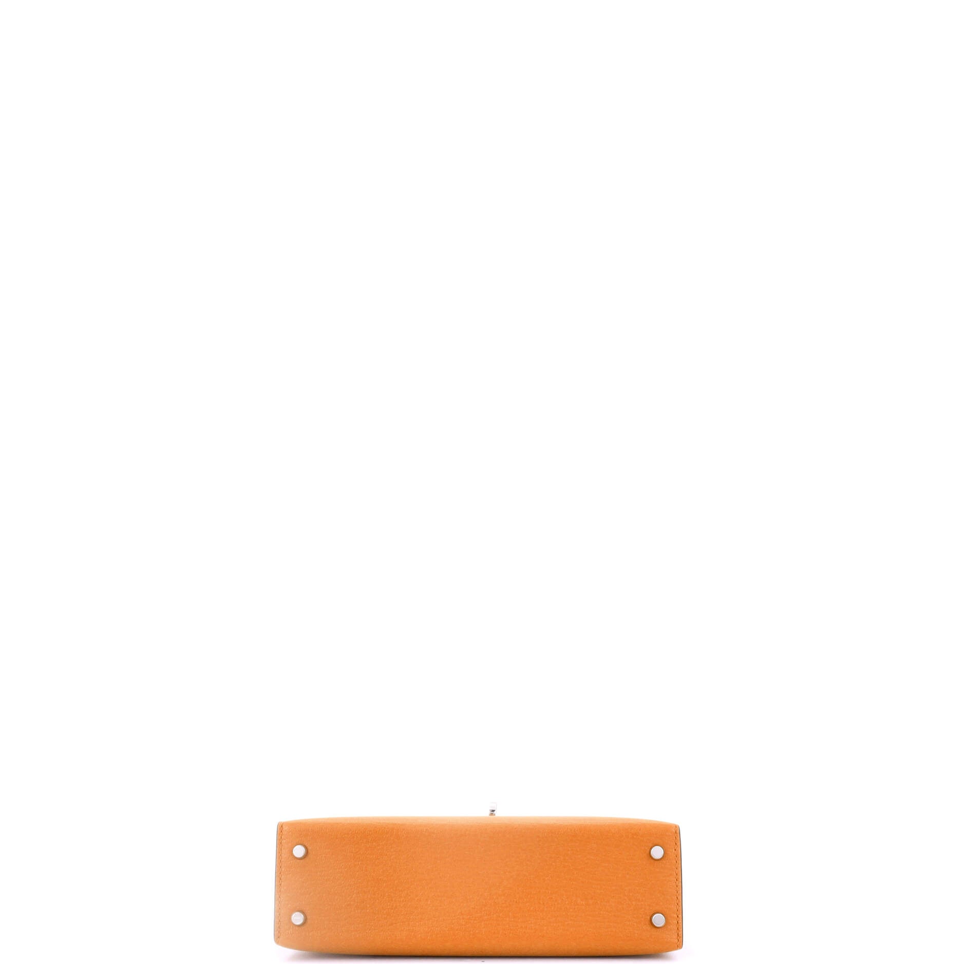 Kelly Mini II Bag Verso Chevre Mysore with Palladium Hardware 20
