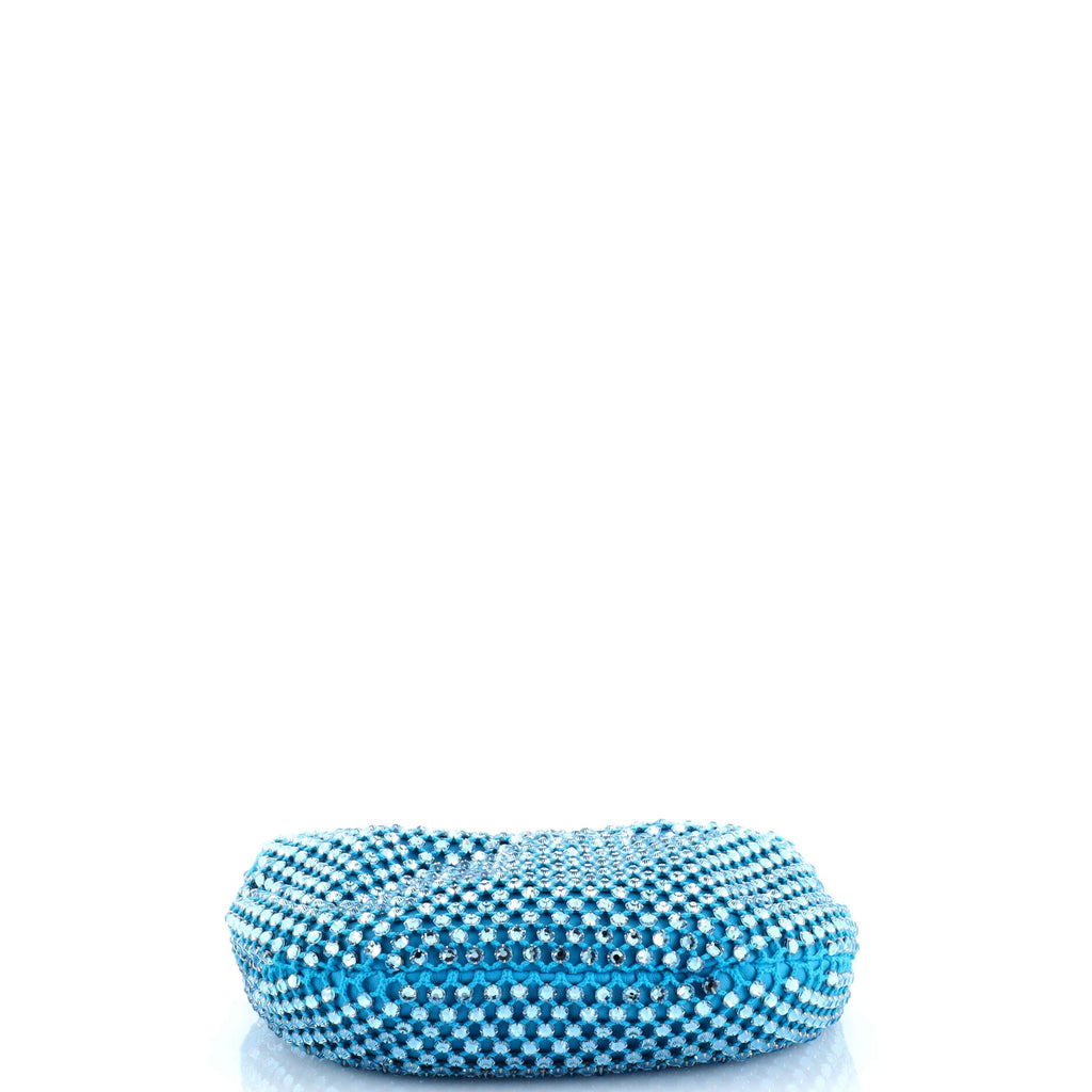 BV Jodie Hobo Crystal Embellished Mesh Mini