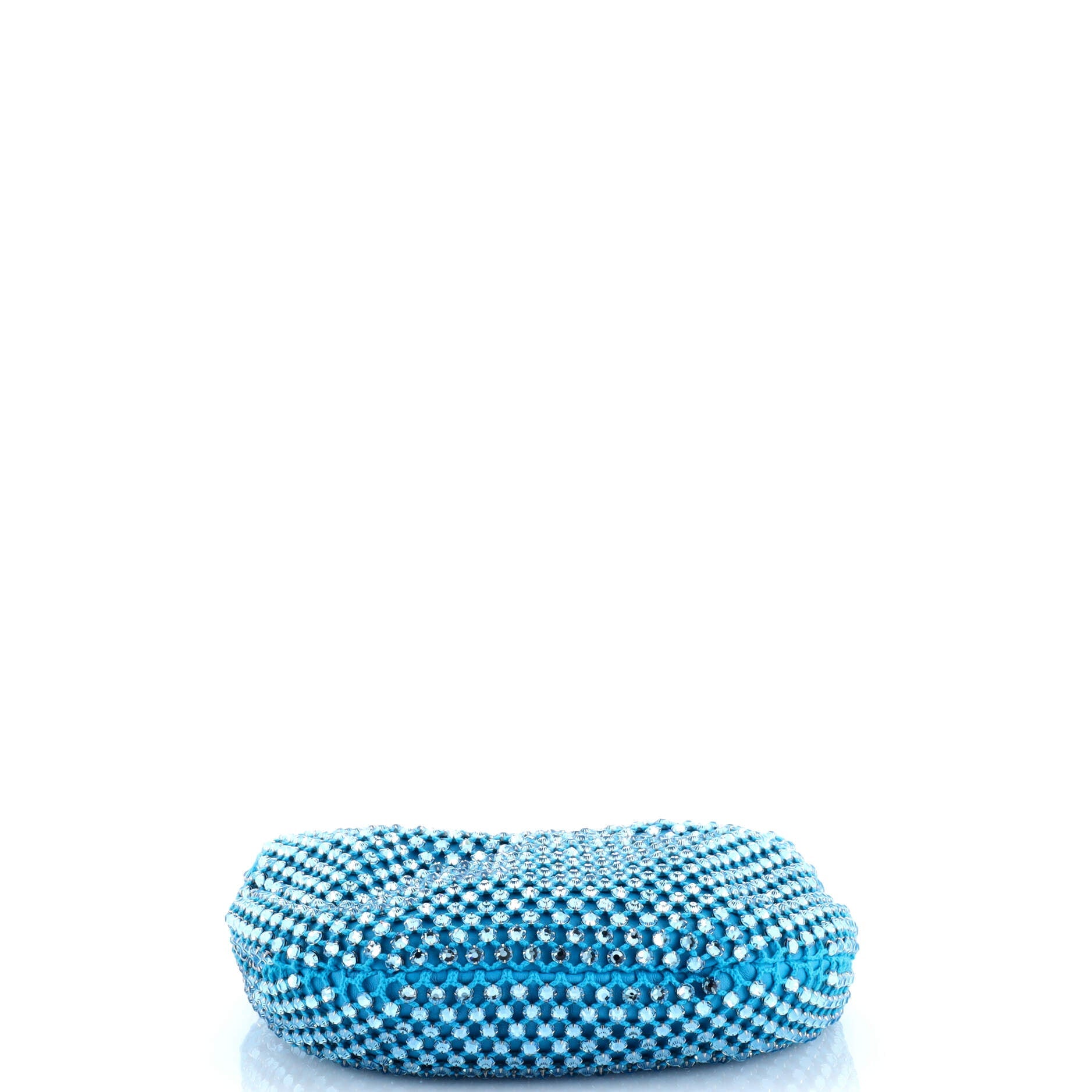 BV Jodie Hobo Crystal Embellished Mesh Mini