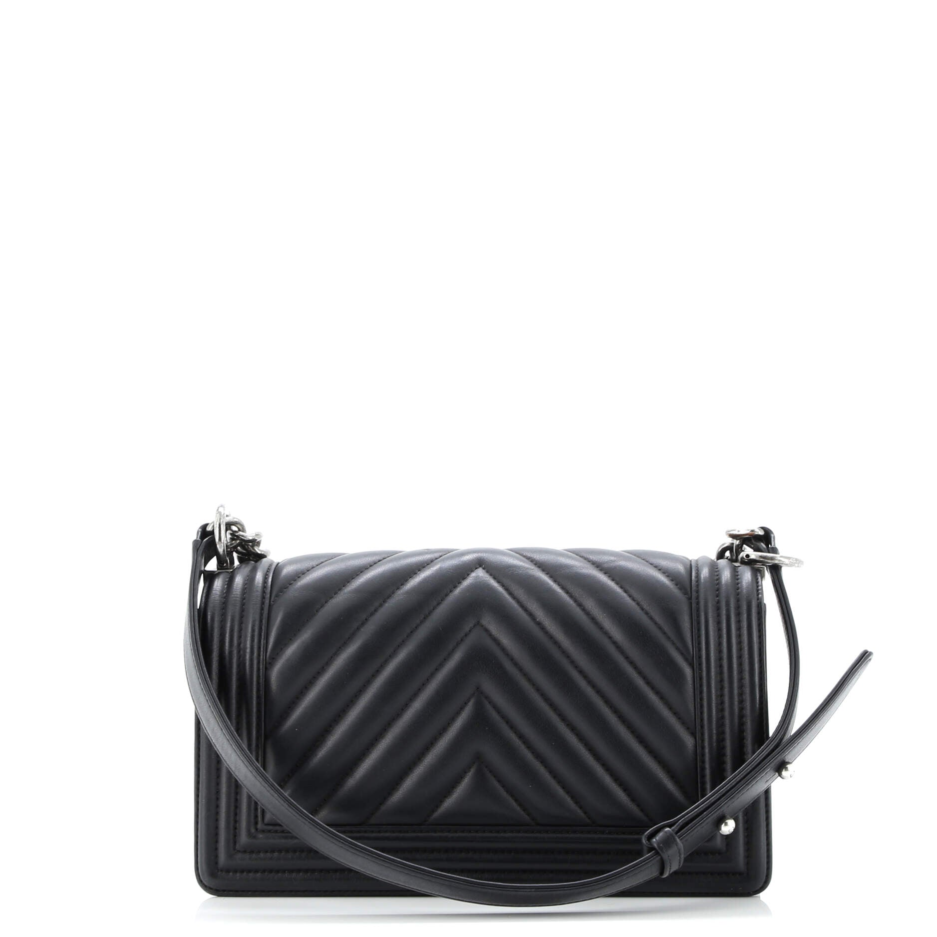 Boy Flap Bag Chevron Calfskin Old Medium