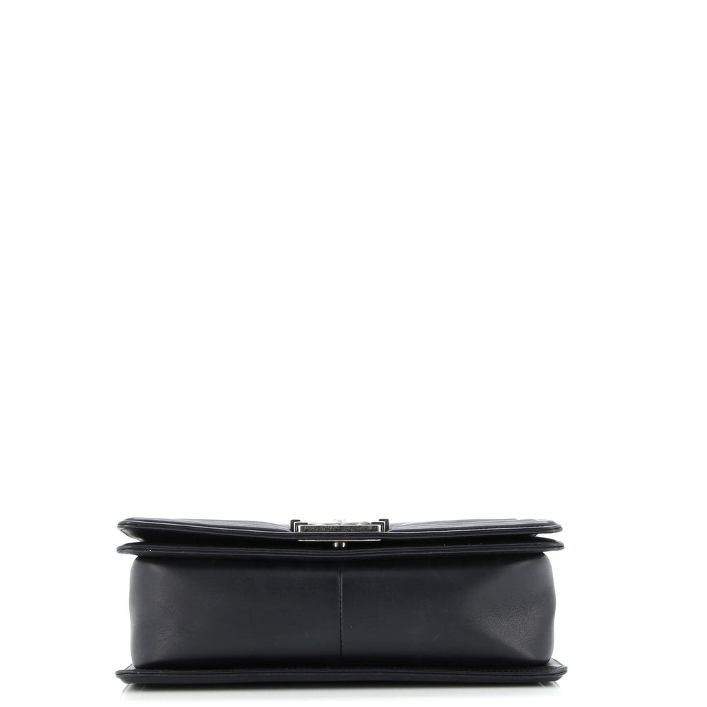 Boy Flap Bag Chevron Calfskin Old Medium