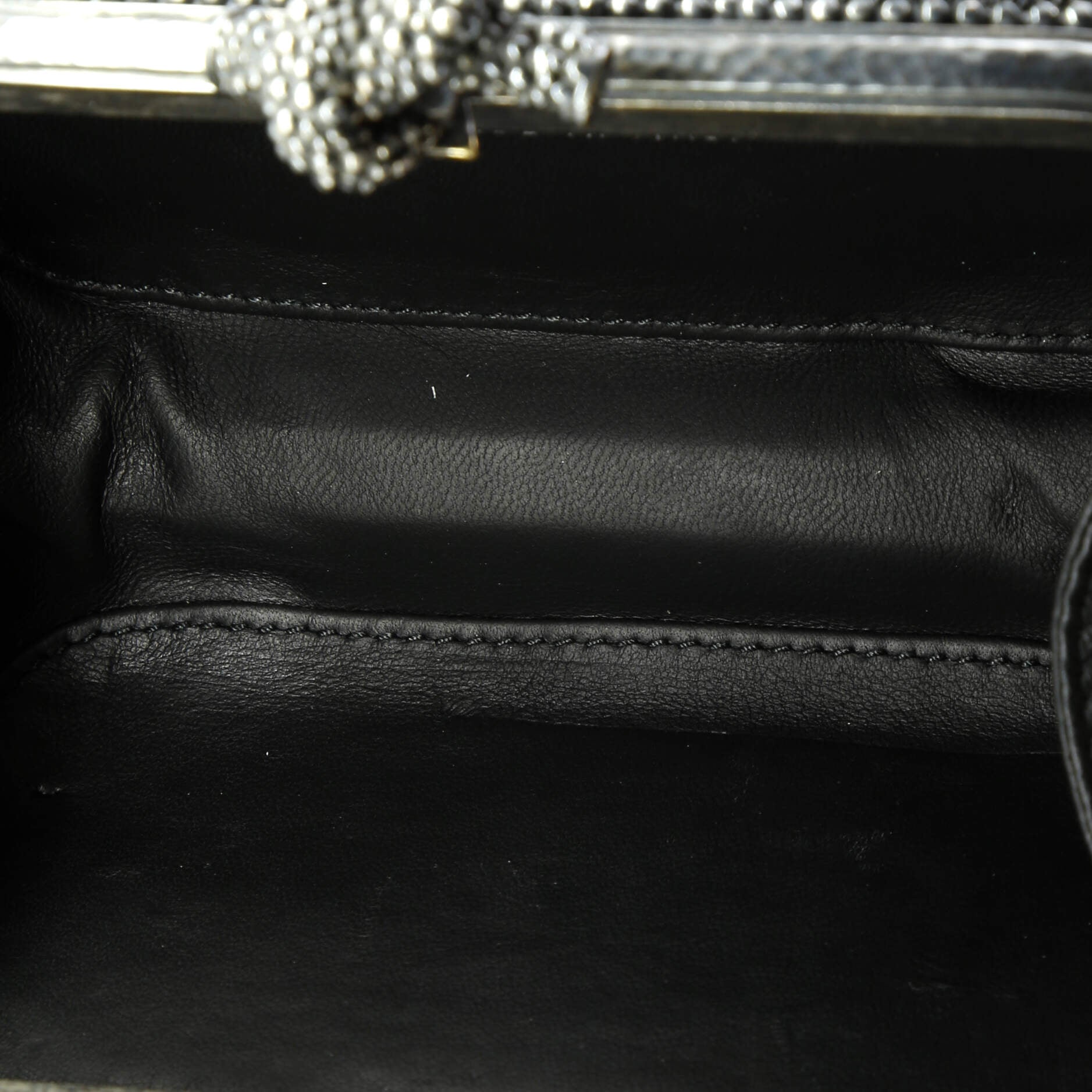 Box Knot Clutch Embellished Stingray Small