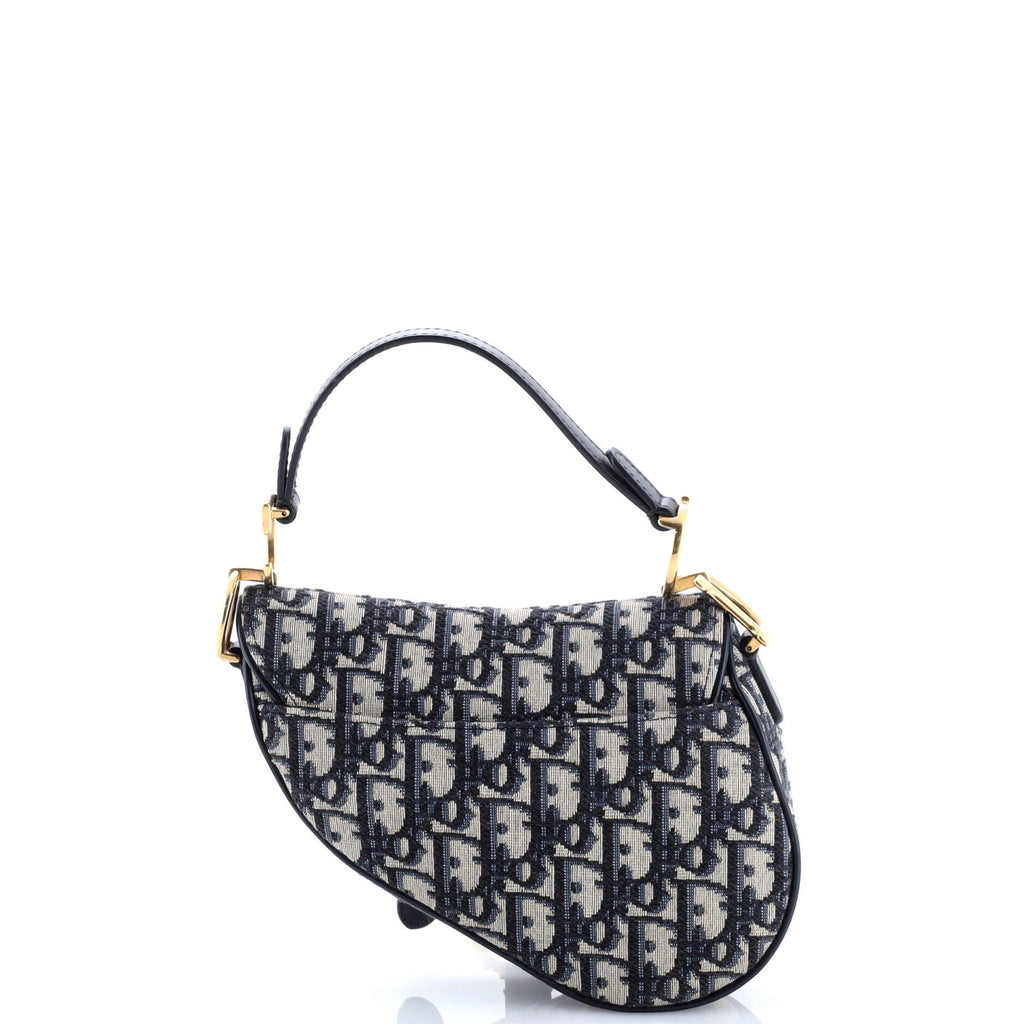 Saddle Handbag Oblique Canvas Mini