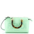 Logo By The Way Top Handle Bag Embossed Leather Mini