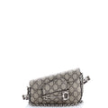 Horsebit 1955 Asymmetric Shoulder Bag GG Coated Canvas Mini
