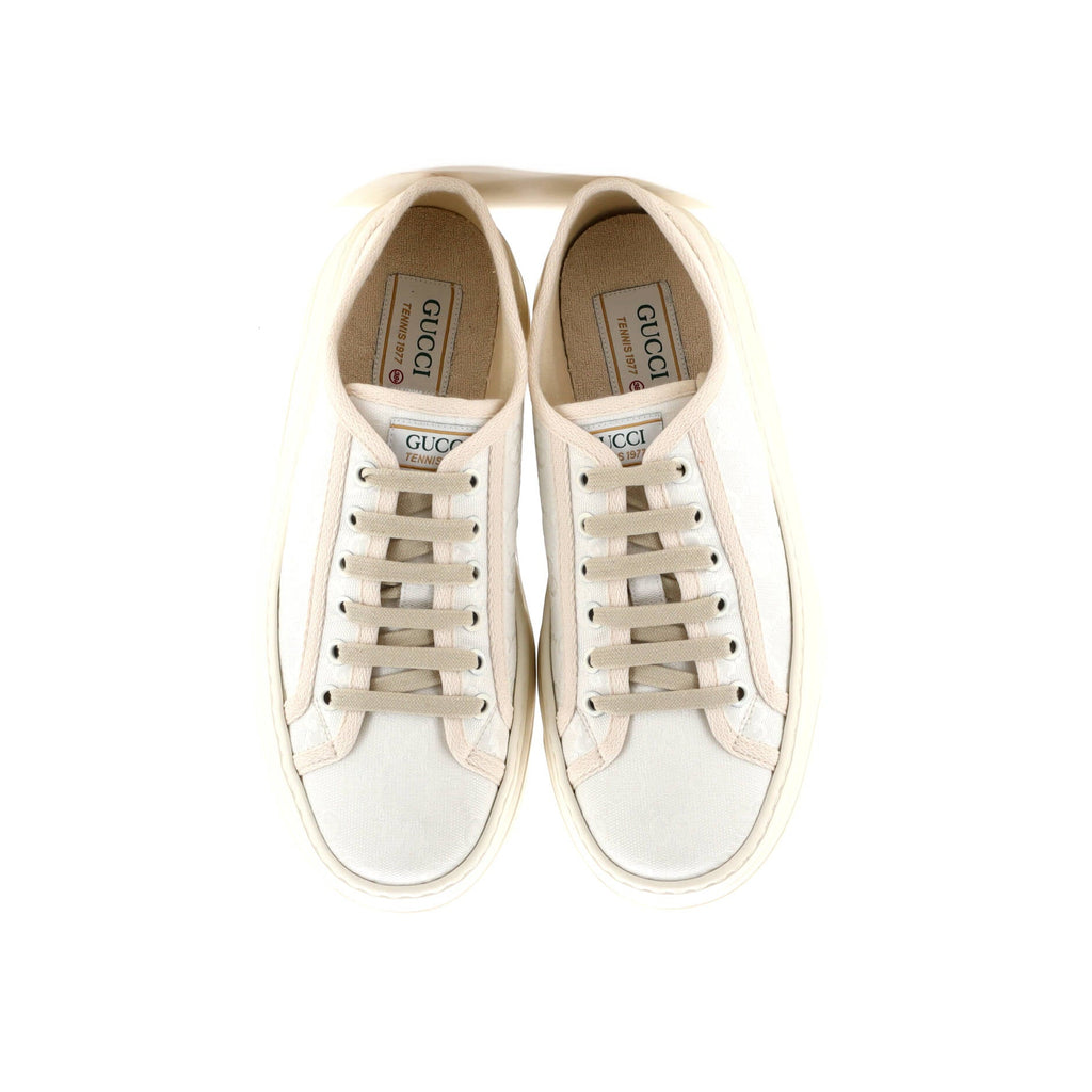 Women's 1977 Tennis Platform Sneakers GG Canvas
