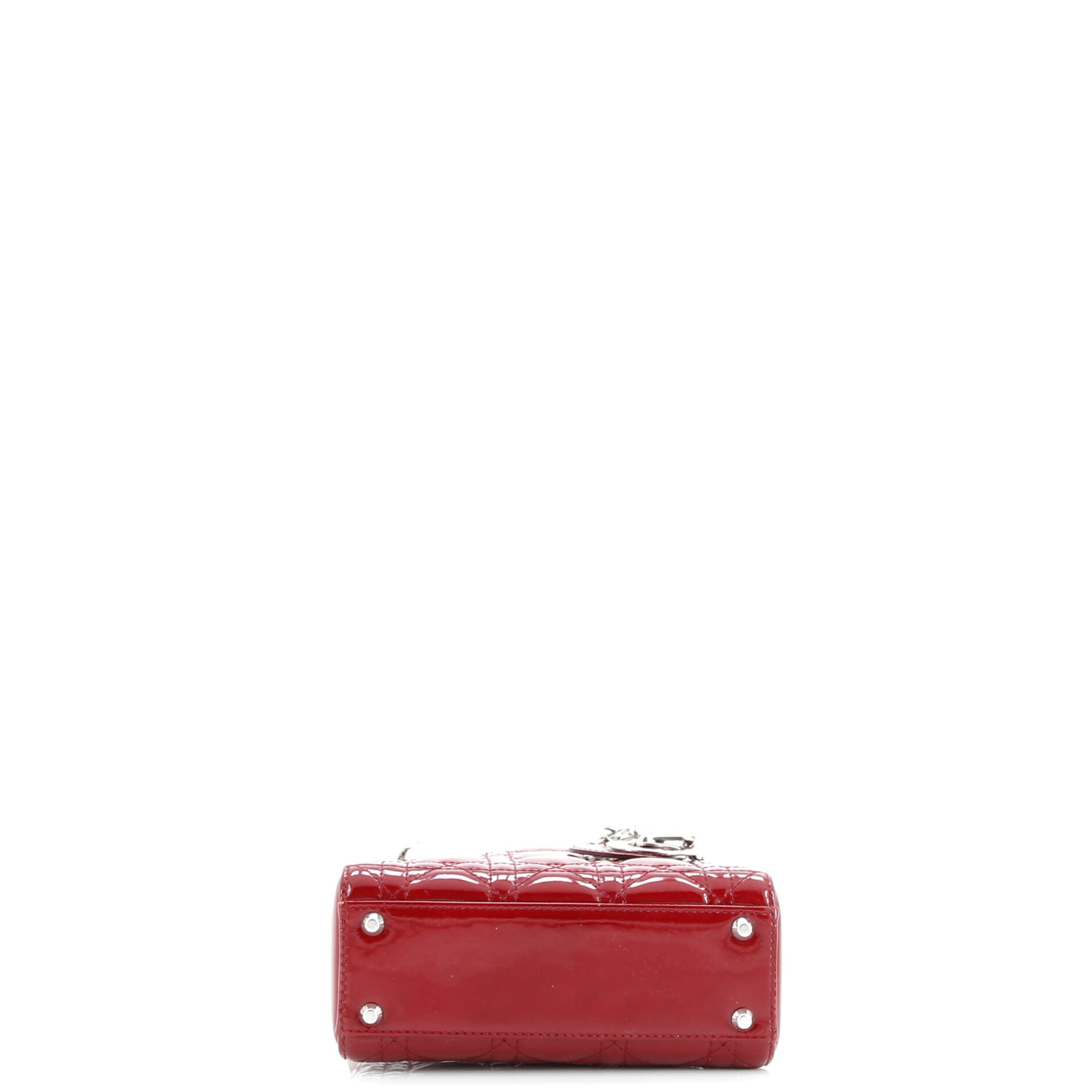 Lady Dior Bag Cannage Quilt Patent Mini
