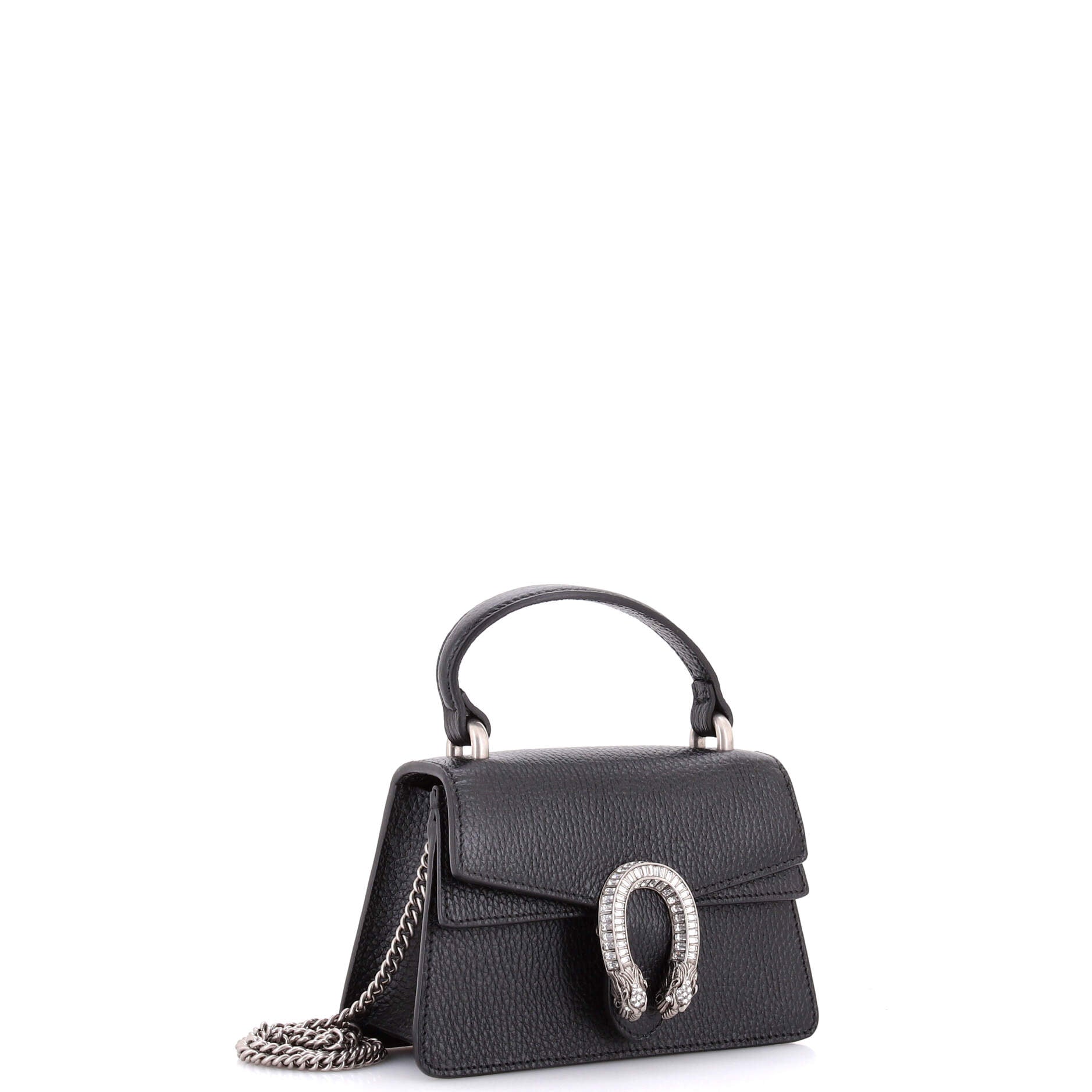 Dionysus Top Handle Bag Leather with Crystals Mini