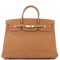 Birkin Handbag Gold Togo with Palladium Hardware 40