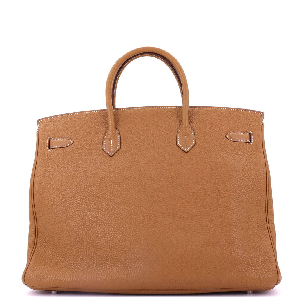 Birkin Handbag Gold Togo with Palladium Hardware 40