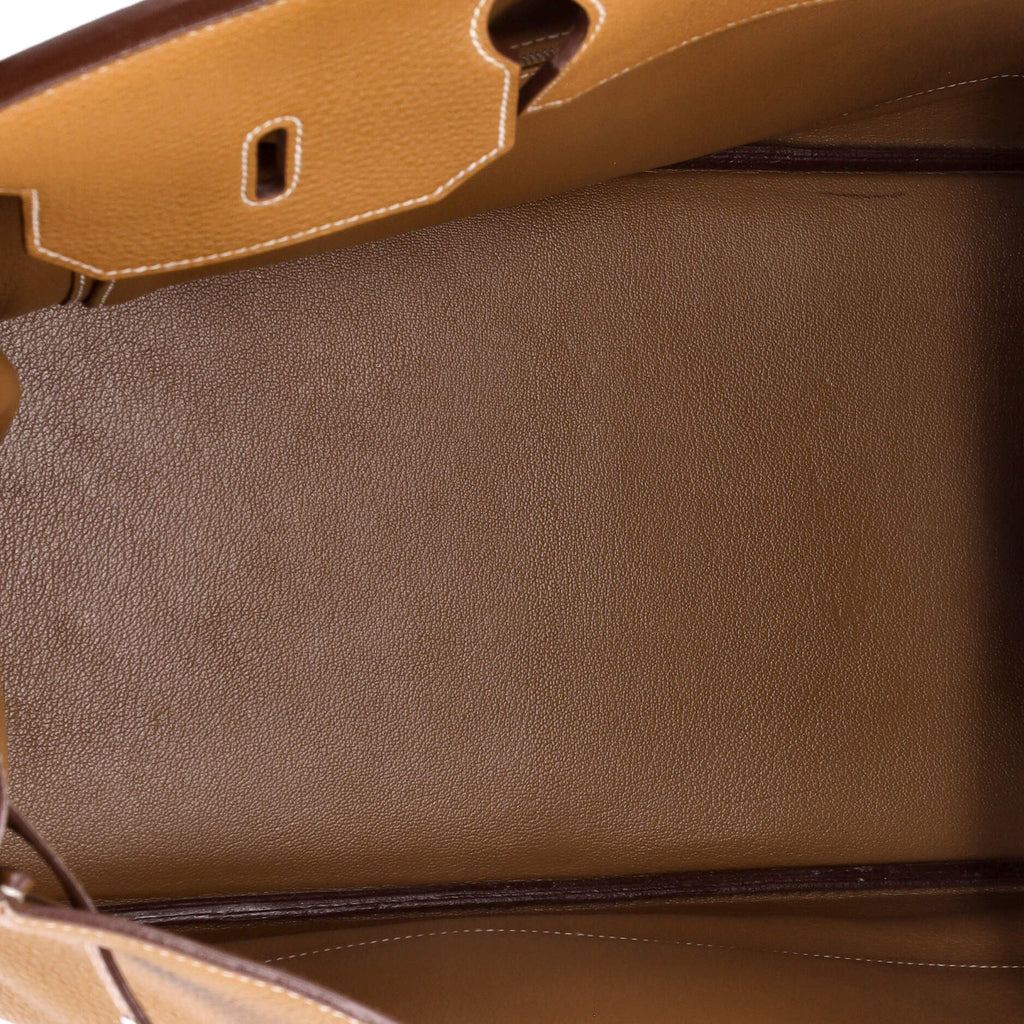 Birkin Handbag Gold Togo with Palladium Hardware 40
