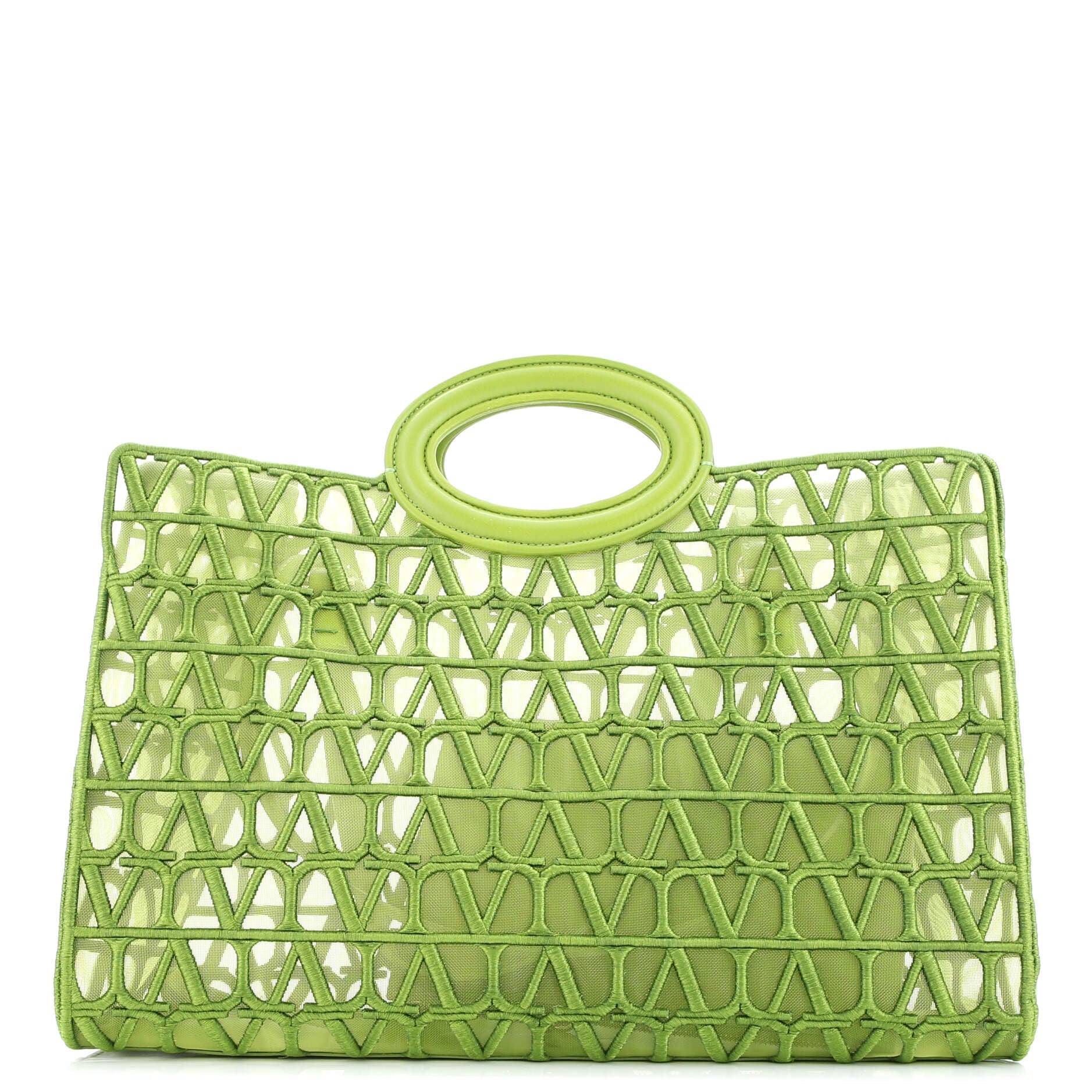 Le Troisieme Tote Toile Mesh Iconographe and Goatskin Medium