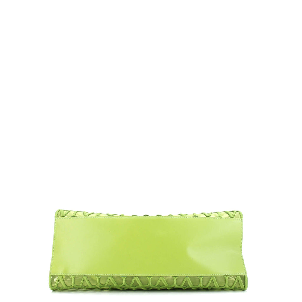 Le Troisieme Tote Toile Mesh Iconographe and Goatskin Medium