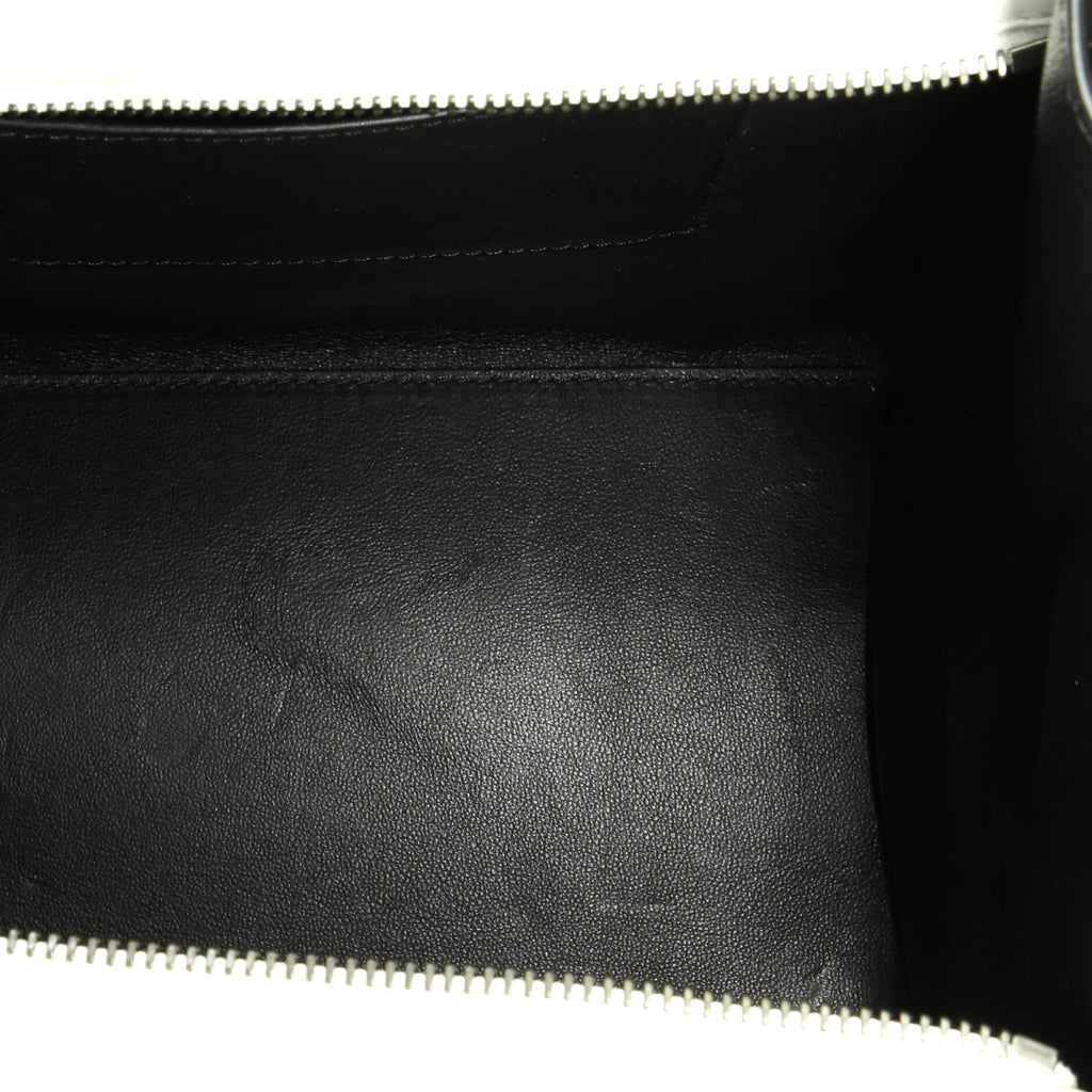 Tricolor Luggage Bag Leather Mini