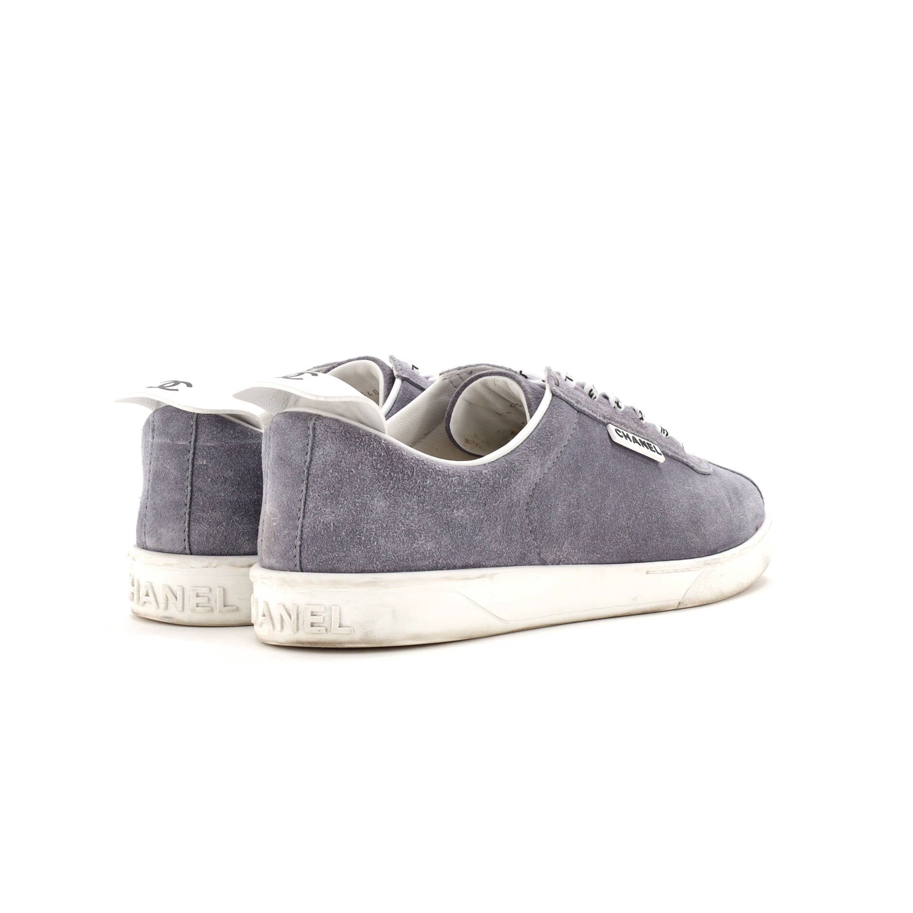 Women's CC Low-Top Flat Runner Sneakers Suede