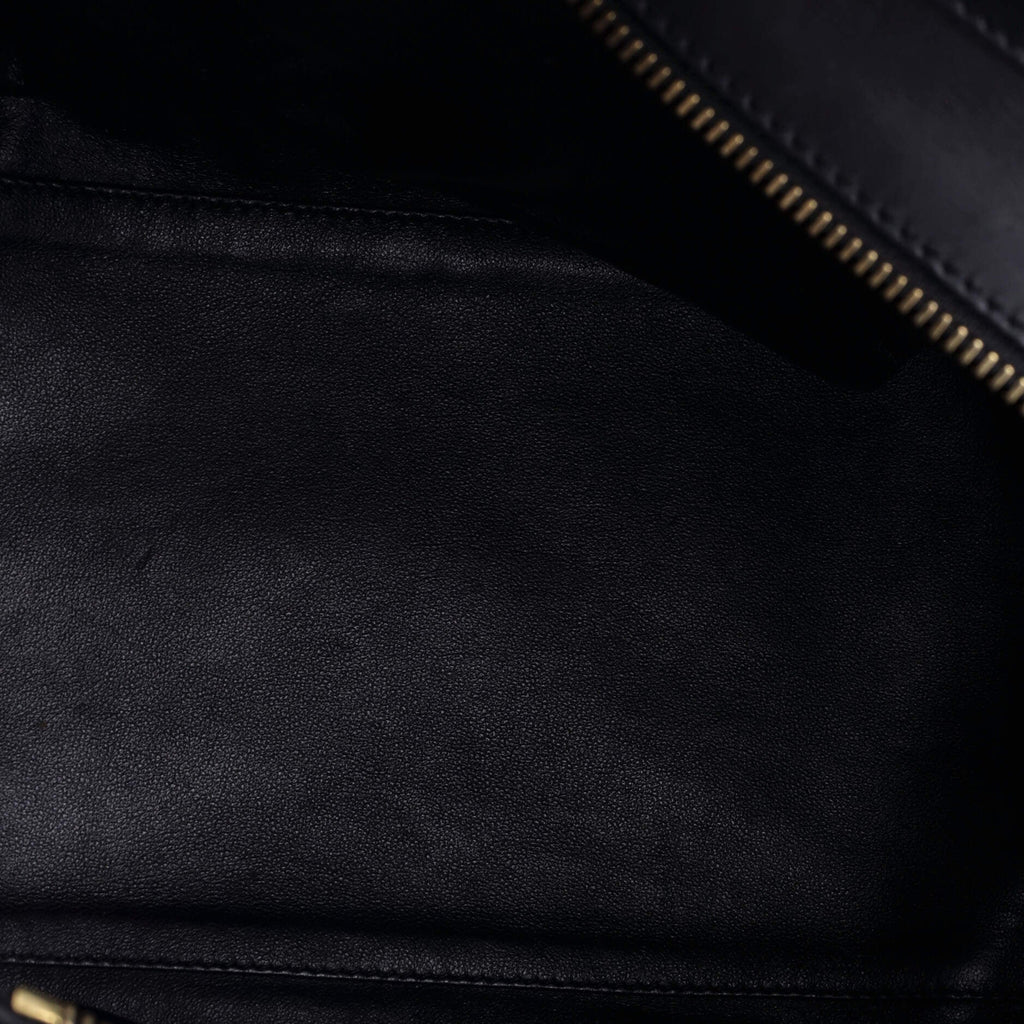 Luggage Bag Printed Canvas and Leather Mini