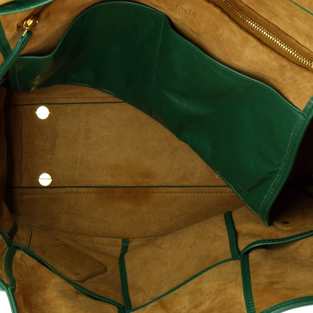 Arco Bag Maxi Intrecciato Leather Medium