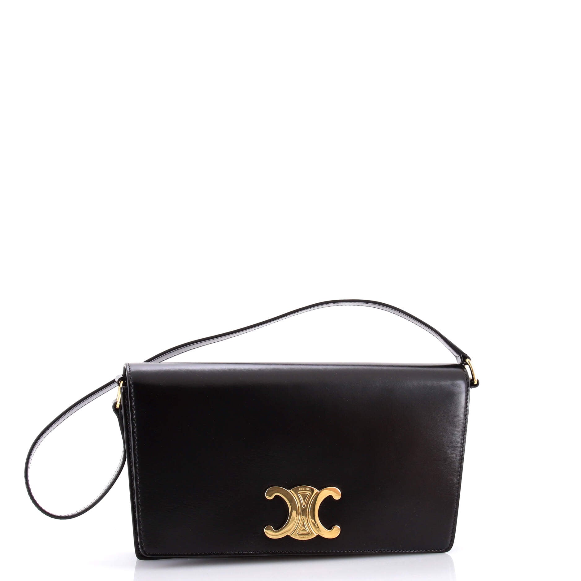 Trapeze Triomphe Shoulder Bag Smooth Calfskin