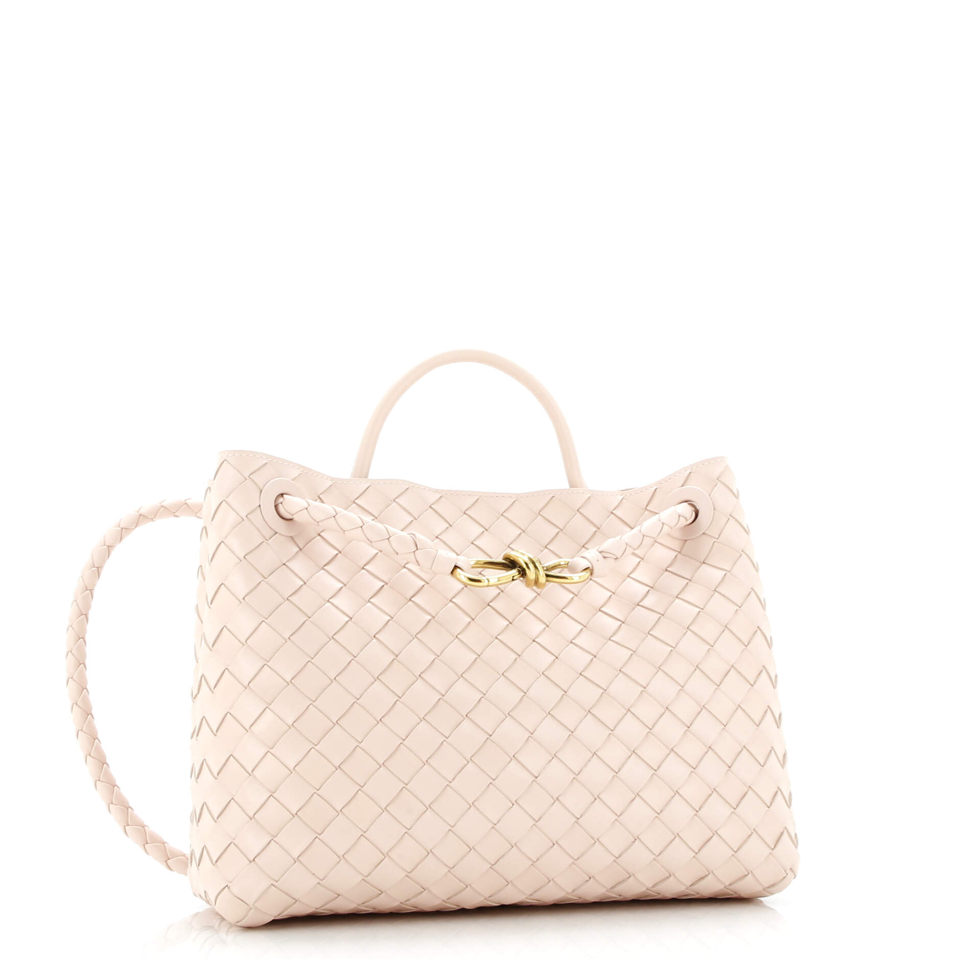 Andiamo Top Handle Bag Intrecciato Nappa Medium