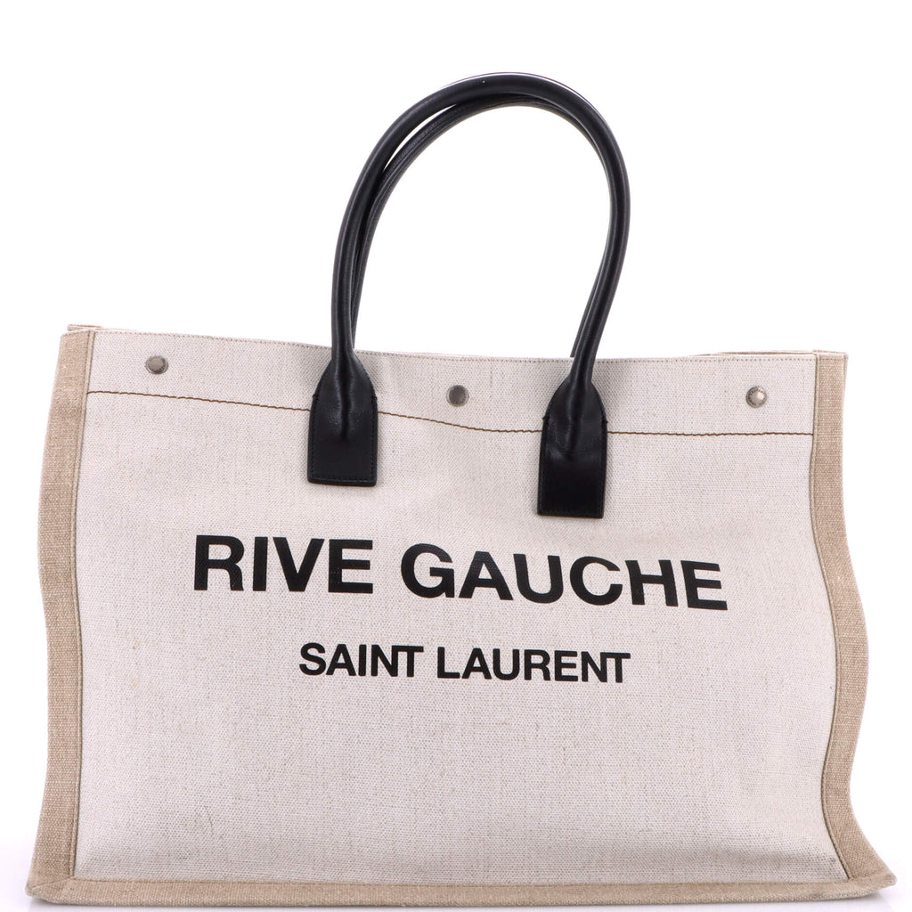 Rive Gauche Shopper Tote Canvas Large