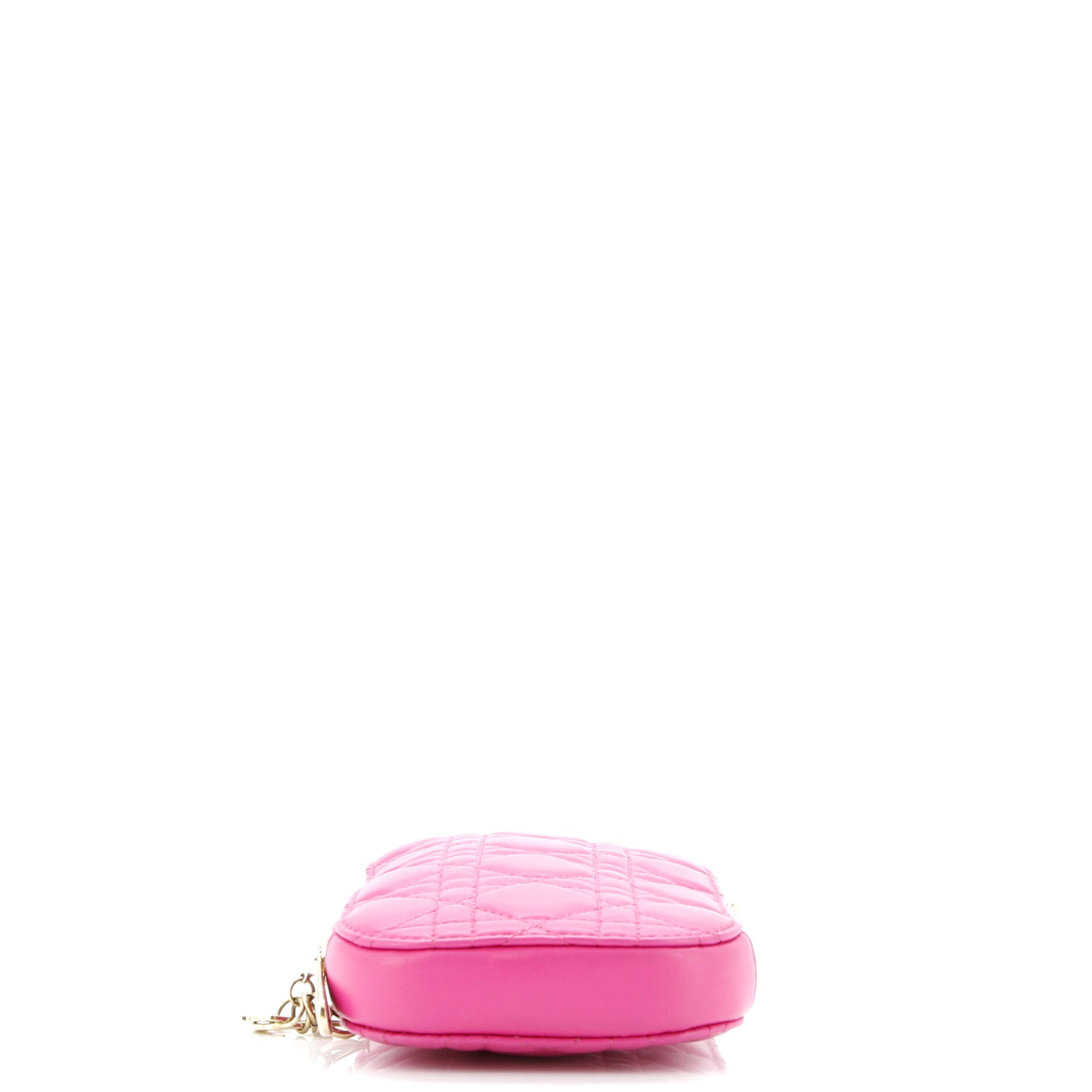 Lady Dior Phone Holder on Chain Cannage Quilt Lambskin