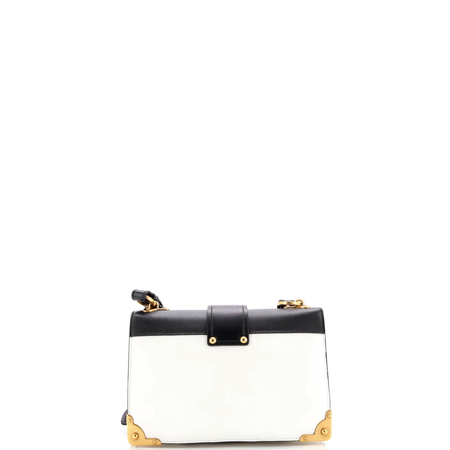 Cahier Crossbody Bag Leather and Saffiano Leather Large