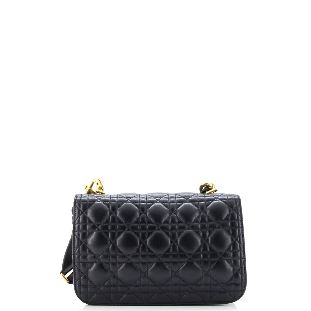 Dioraddict Flap Bag with Strap Cannage Quilt Lambskin Medium