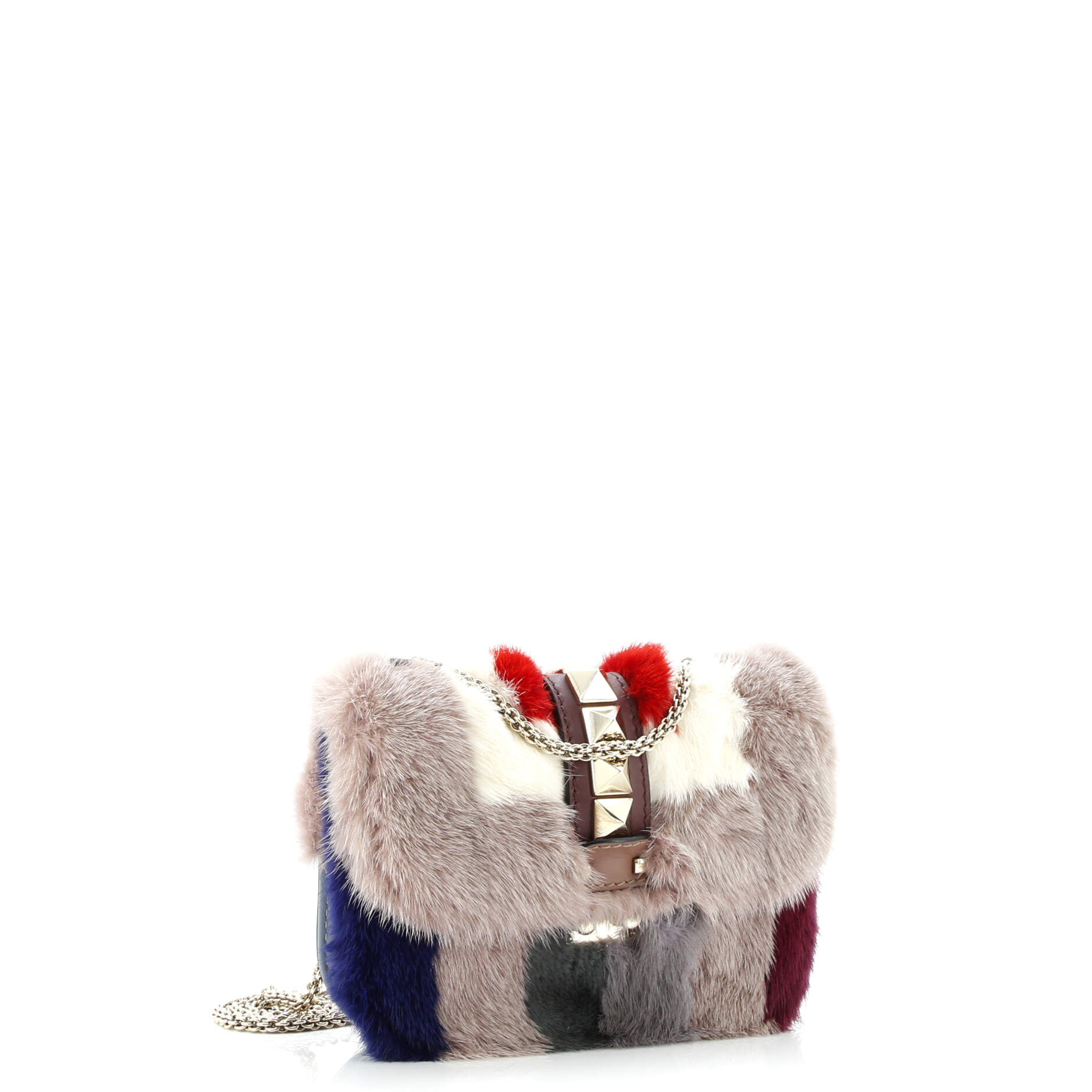 Glam Lock Shoulder Bag Mink Small