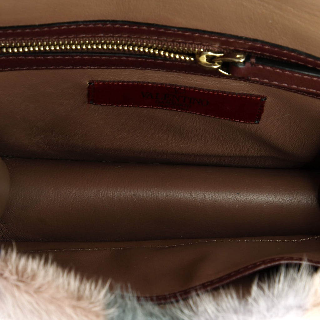 Glam Lock Shoulder Bag Mink Small