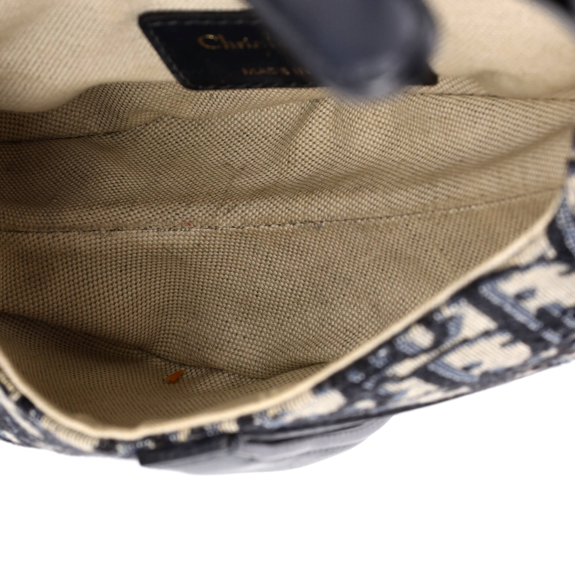 Saddle Handbag Oblique Canvas Mini