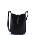 Le 5 a 7 Vertical Shoulder Bag Leather Mini