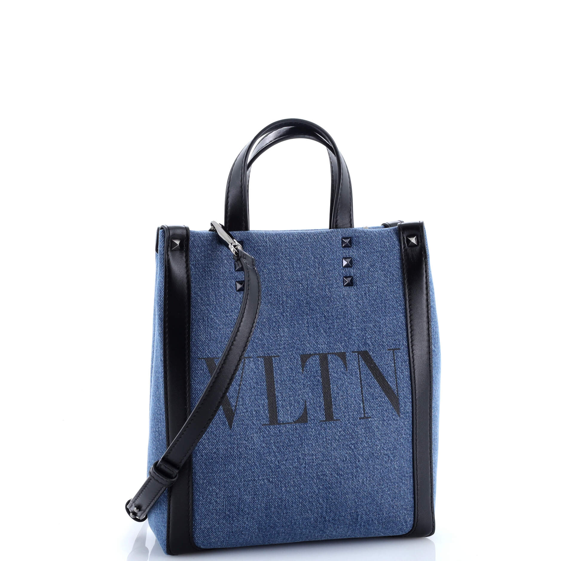 Grande Plage VLTN Tote Denim Mini