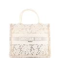 Book Tote Embroidered Lace Small