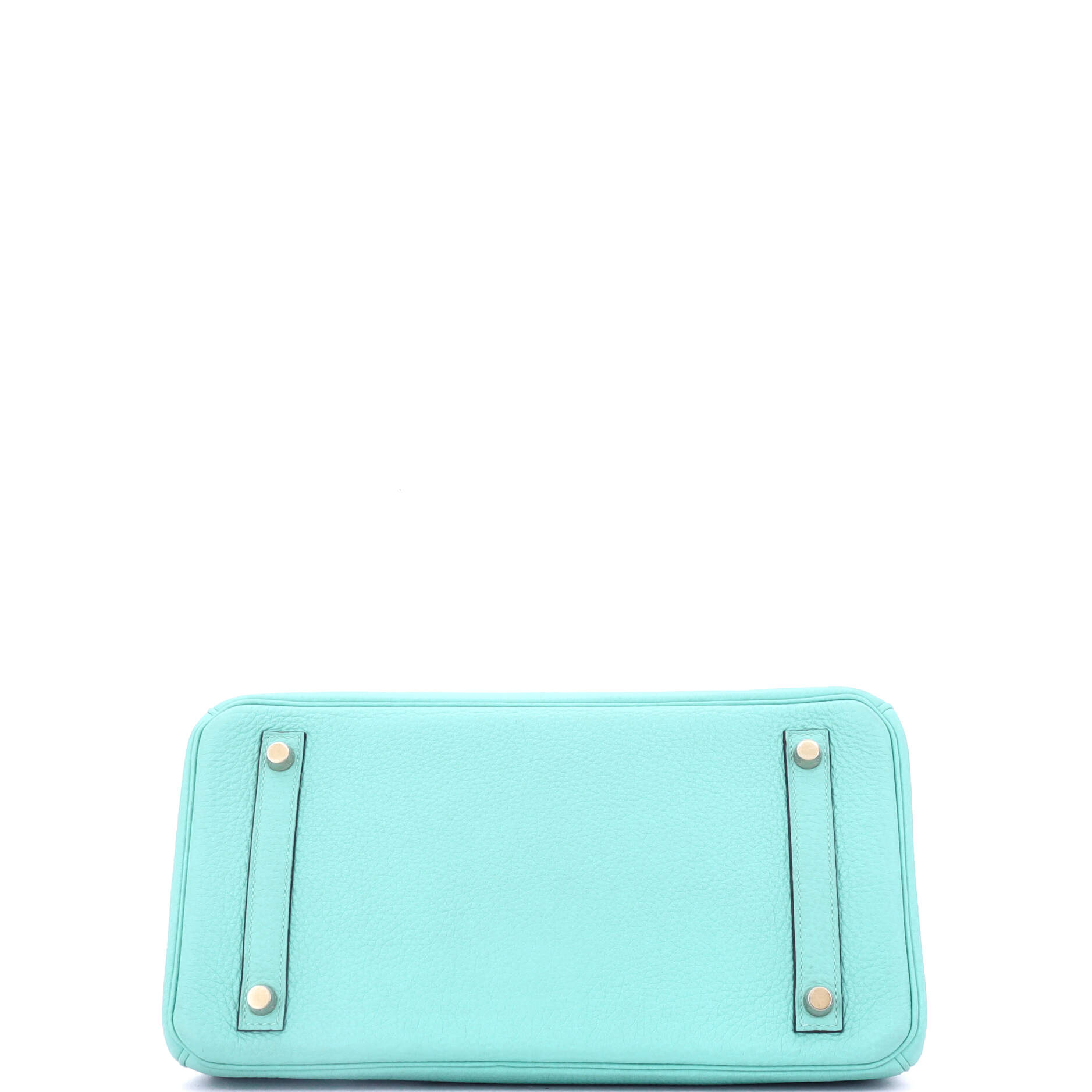 Birkin Handbag Bleu Atoll Togo with Gold Hardware 30
