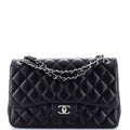 Classic Double Flap Bag Quilted Lambskin Jumbo