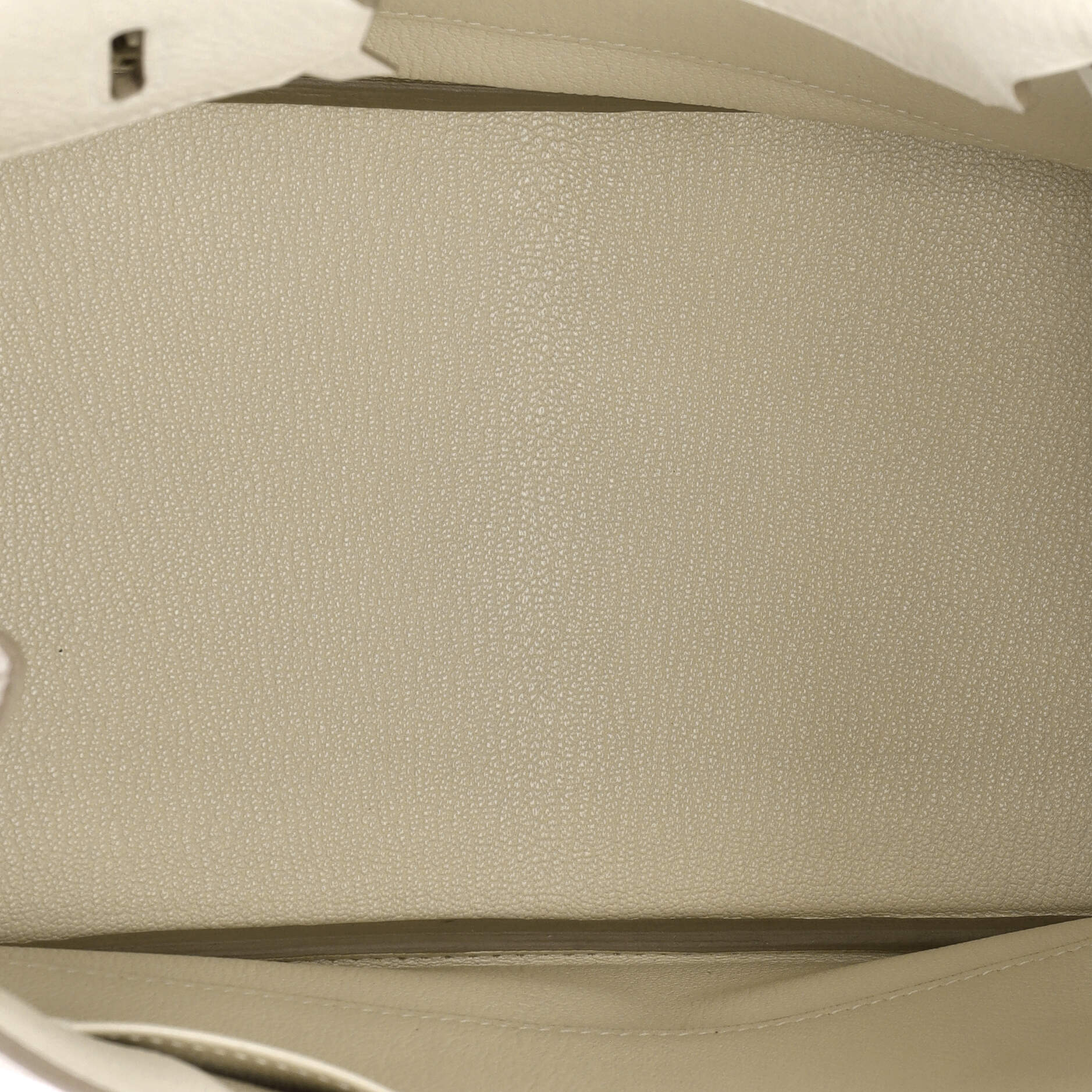 Birkin Handbag Light Clemence with Palladium Hardware 30