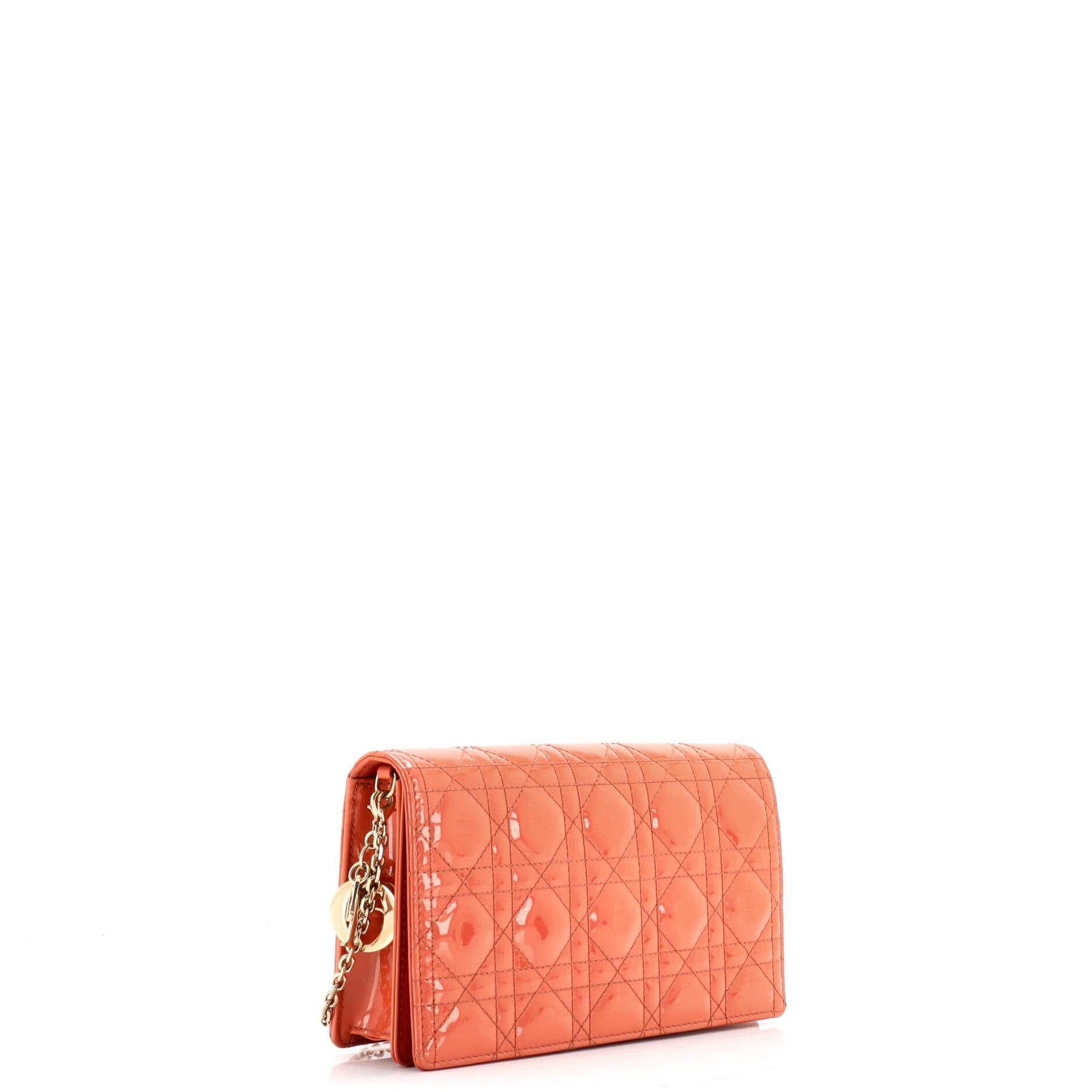Lady Dior Chain Pouch Cannage Quilt Patent