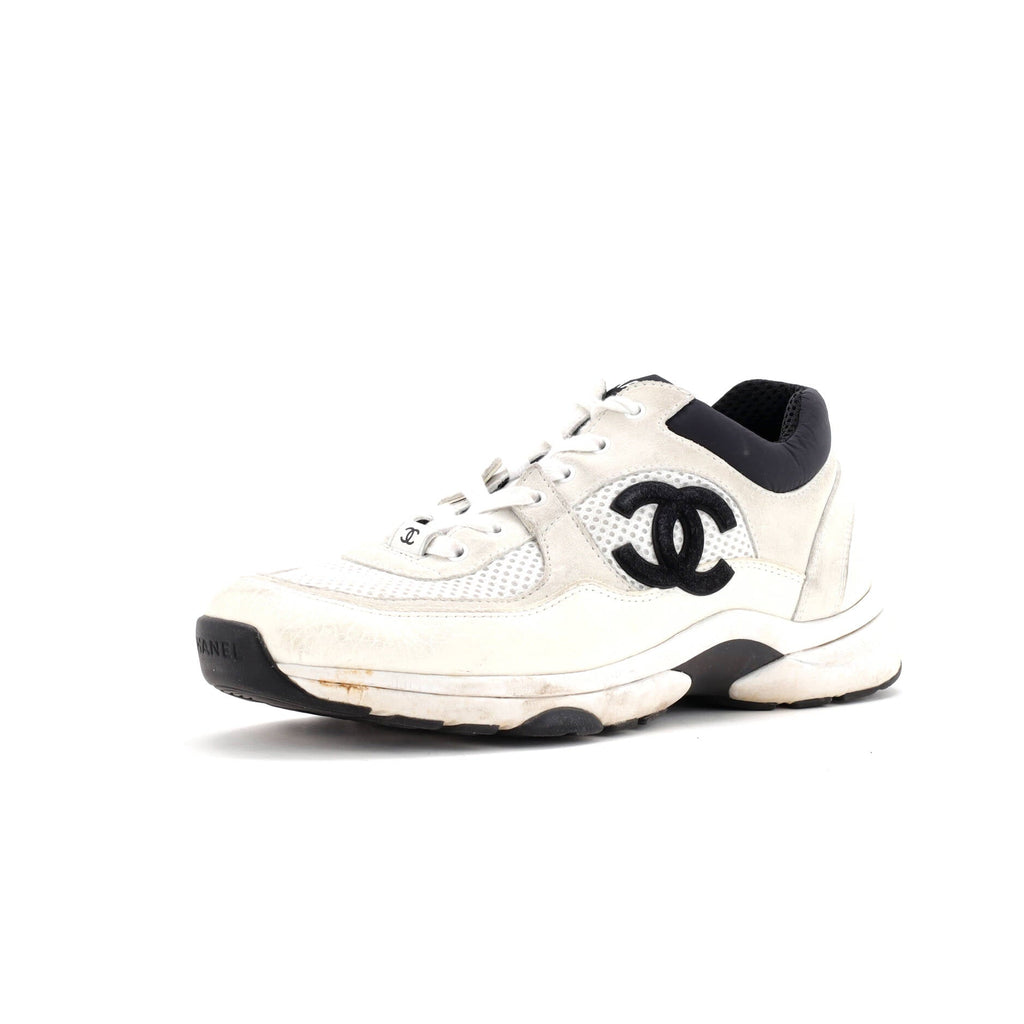 Women's CC All Over Print Low-Top Sneakers Suede
