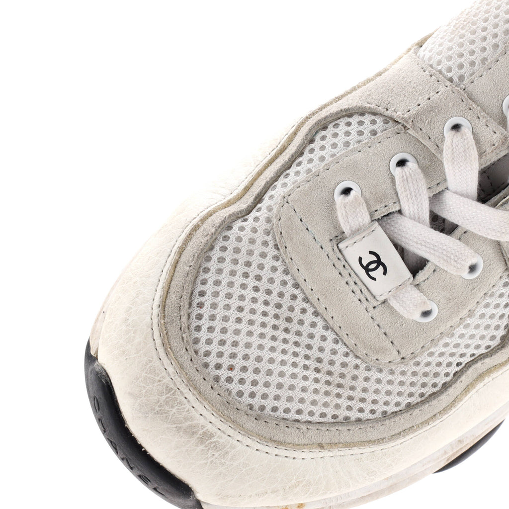 Women's CC All Over Print Low-Top Sneakers Suede