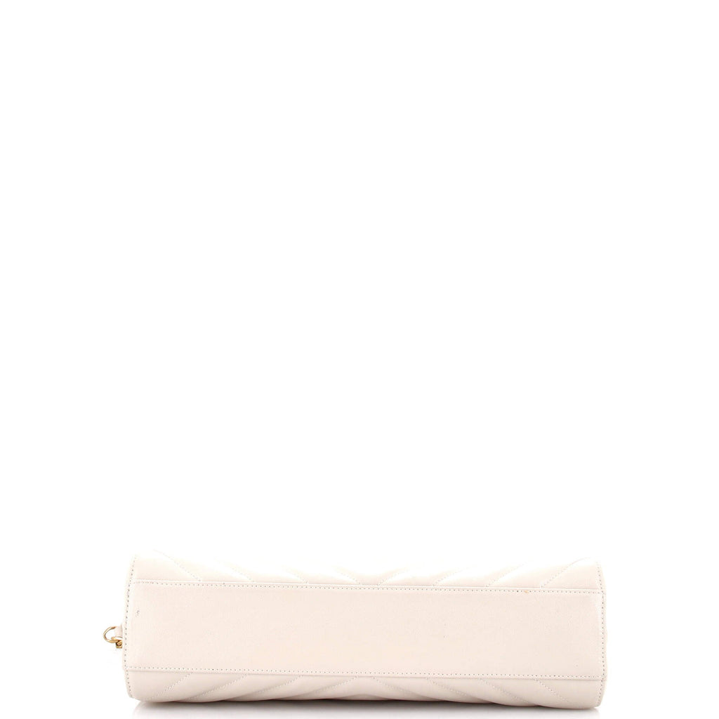 Tribeca Shopping Tote Matelasse Chevron Leather Medium