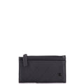 So Black CC Zip Card Holder Quilted Lambskin