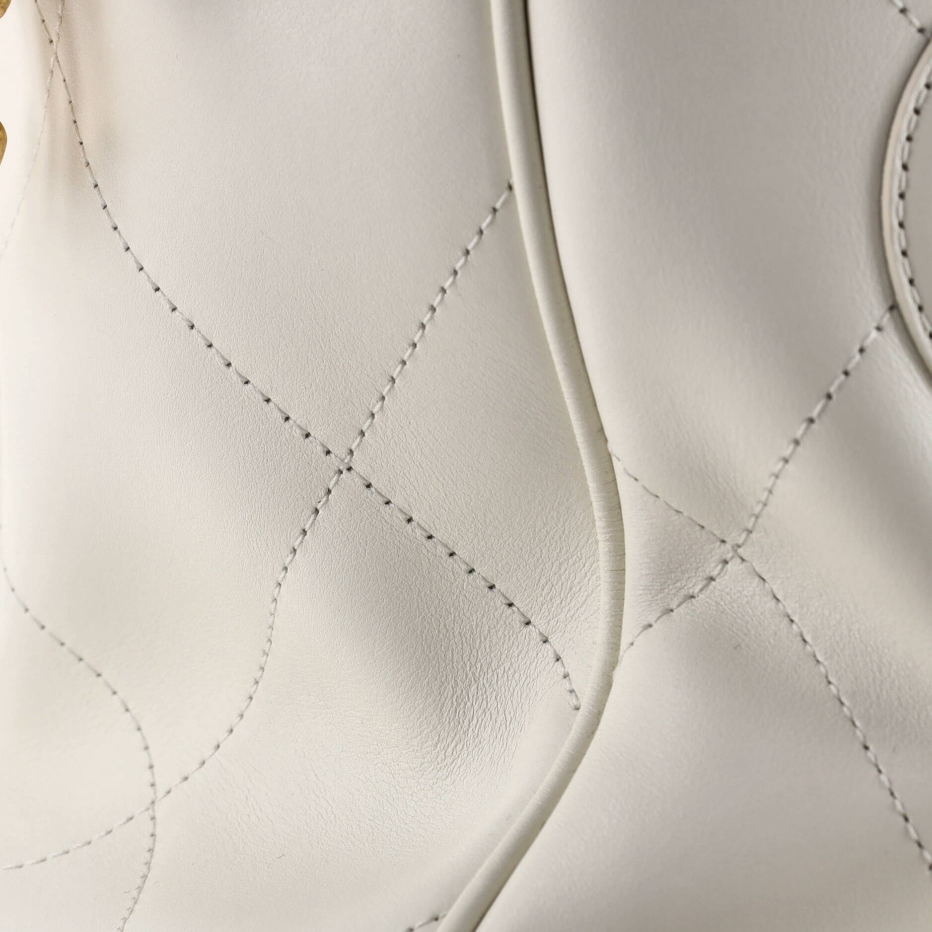 Logo Bowler Bag Stitched Calfskin Maxi