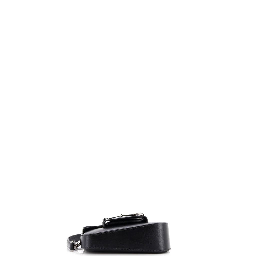 Horsebit 1955 Asymmetric Shoulder Bag Leather Mini