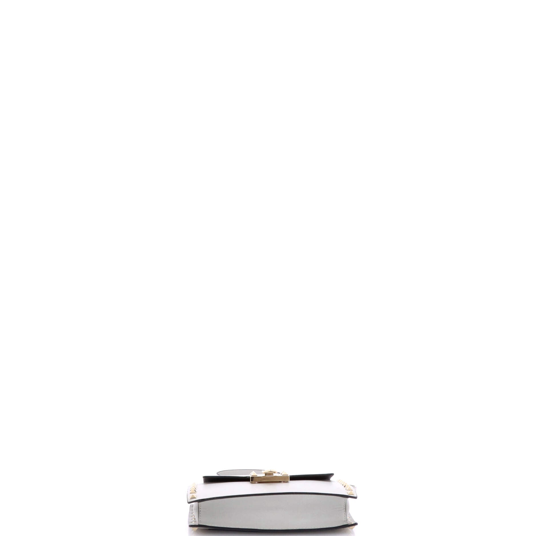 Rockstud Flip Lock Flap Bag Leather Small