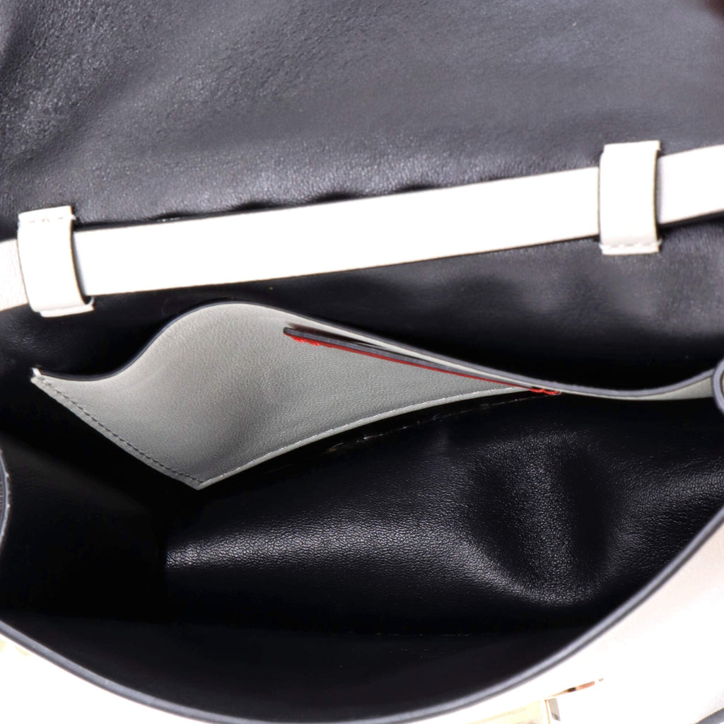 Rockstud Flip Lock Flap Bag Leather Small