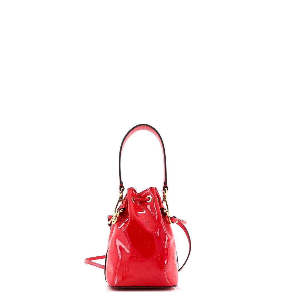 Karligraphy Mon Tresor Bucket Bag Embossed Patent Mini