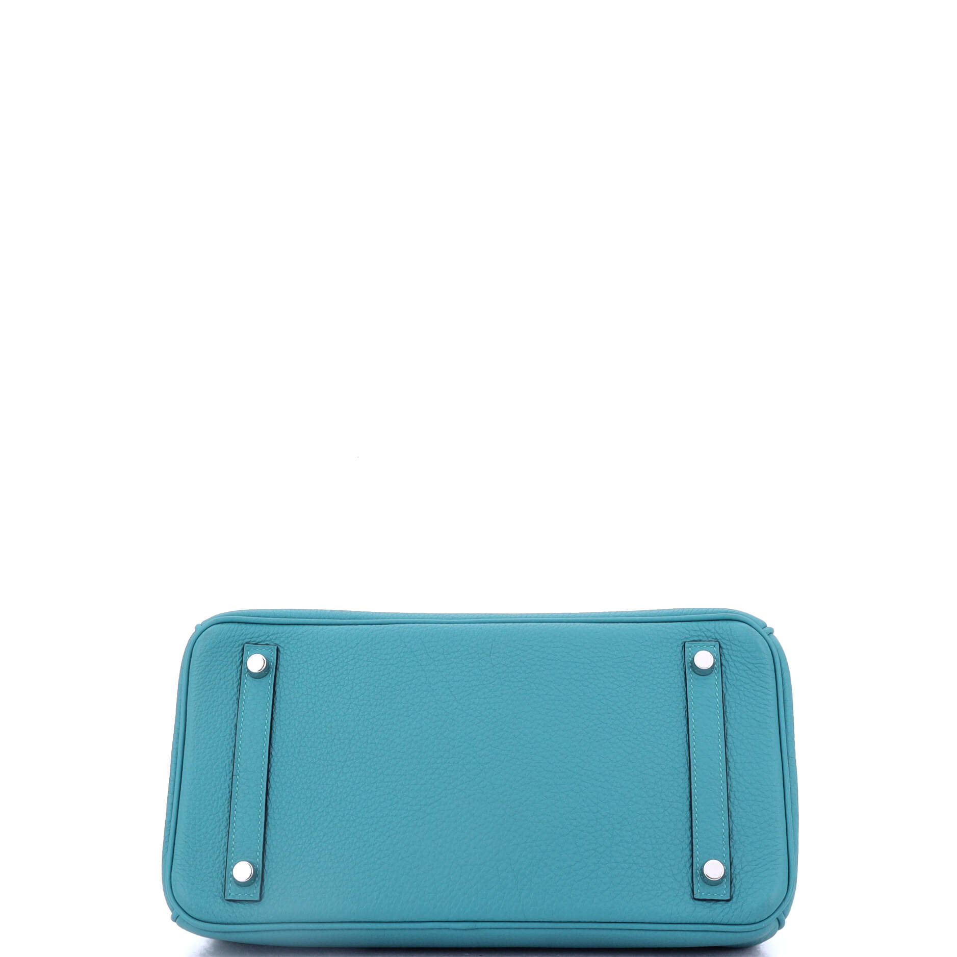 Birkin Handbag Turquoise Togo with Palladium Hardware 30