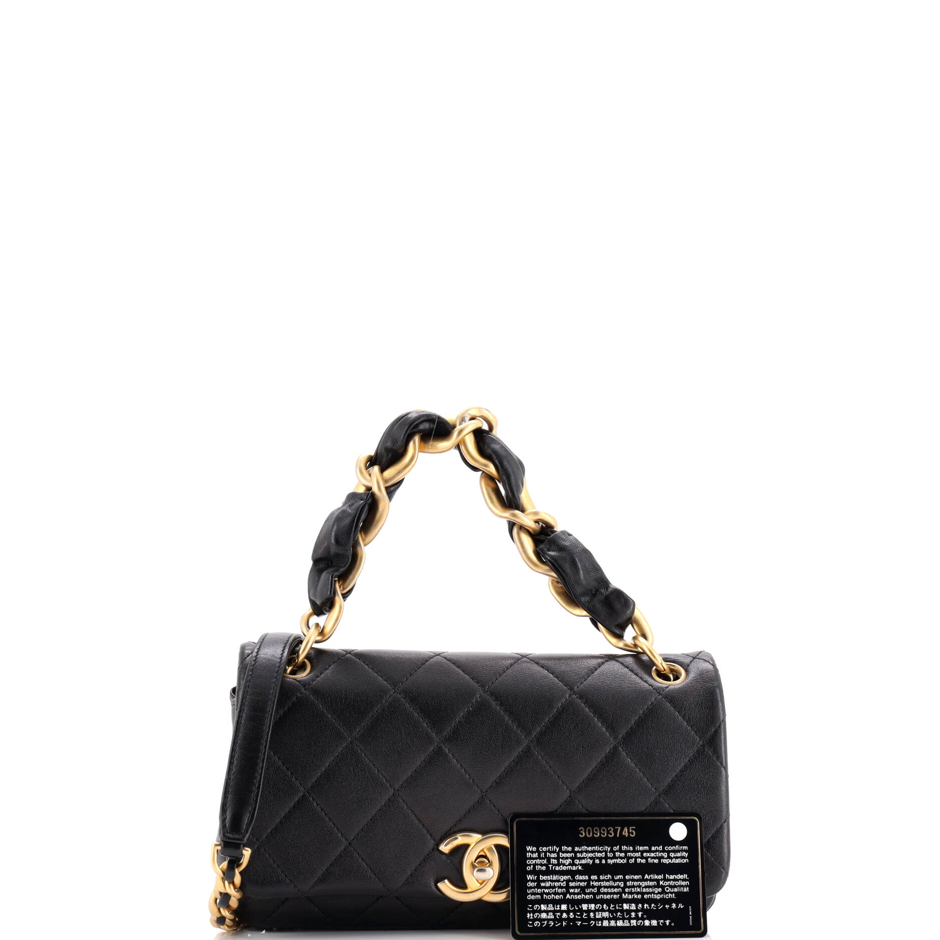 Chain Is More Flap Bag Quilted Calfskin Medium